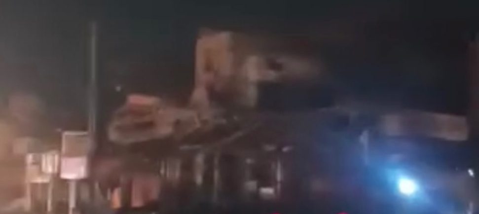 ڈیرہ مراد جمالی میں زور دار دھماکہ عمارت منہدم