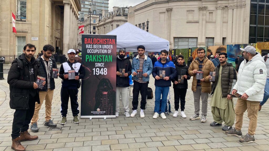 بی این ایم کا برطانیہ میں کئی روزہ آگاہی مہم ، شہریوں کو بلوچستان کے بارے میں آگاہی دی گئی