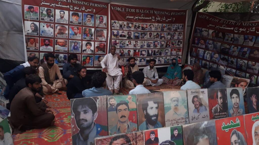 جبری لاپتہ افراد کی بازیابی کے لیے وی بی ایم پی کا احتجاجی کیمپ شال میں جاری، 5866 واں دن مکمل