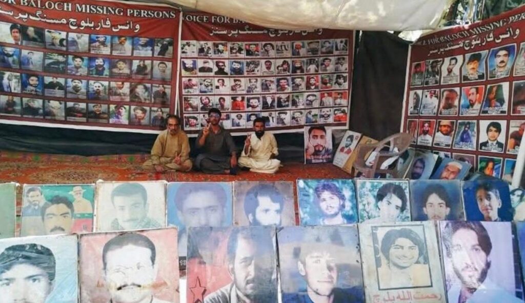 بلوچستان میں جبری گمشدگیوں کے خلاف احتجاجی کیمپ کا 6012واں روز، سعید بلوچ کی بازیابی کا مطالبہ