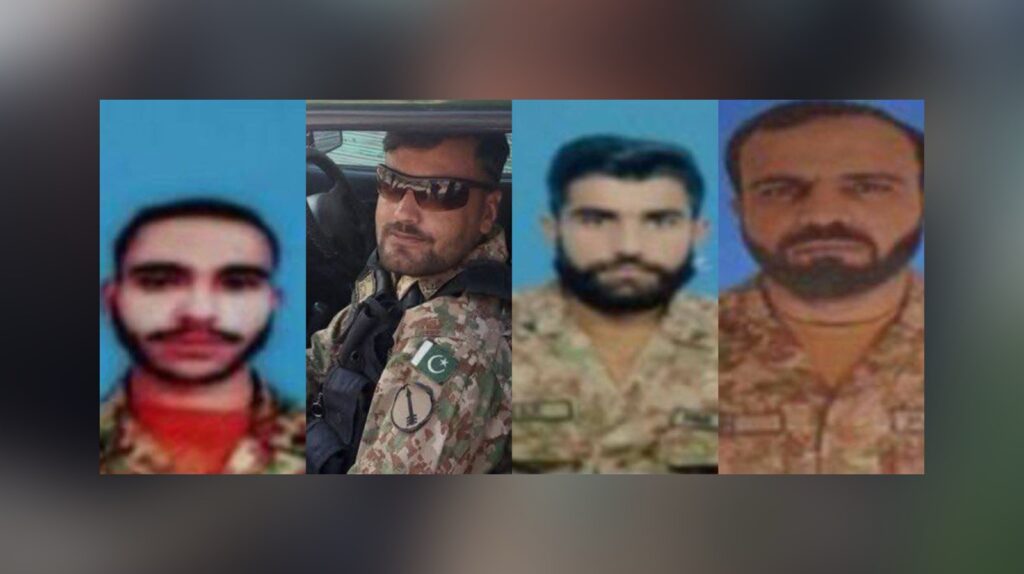 مستونگ: کردگاپ میں شدید نوعیت جھڑپیں، چار فوجی اہلکاروں کی ہلاکت کی تصدیق