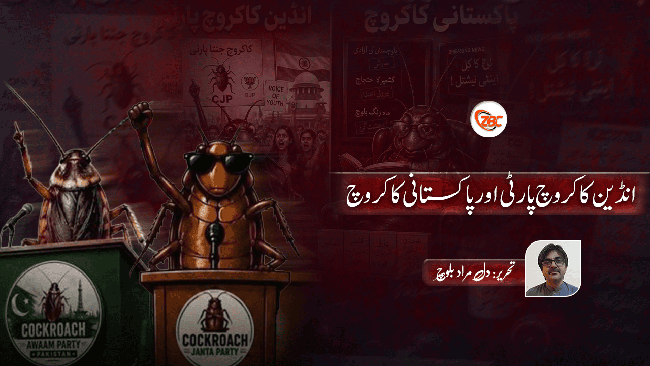 انڈین کاکروچ پارٹی اور پاکستانی کاکروچ