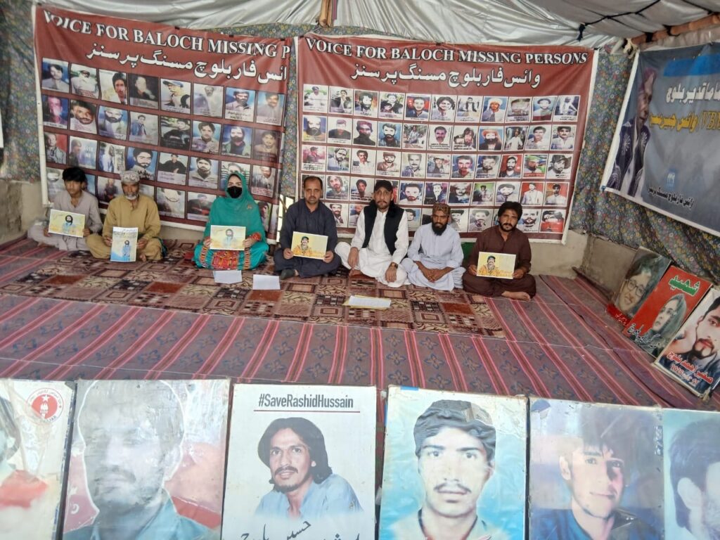 کوئٹہ پریس کلب کے سامنے وی بی ایم پی کا احتجاجی کیمپ 6212ویں روز بھی جاری